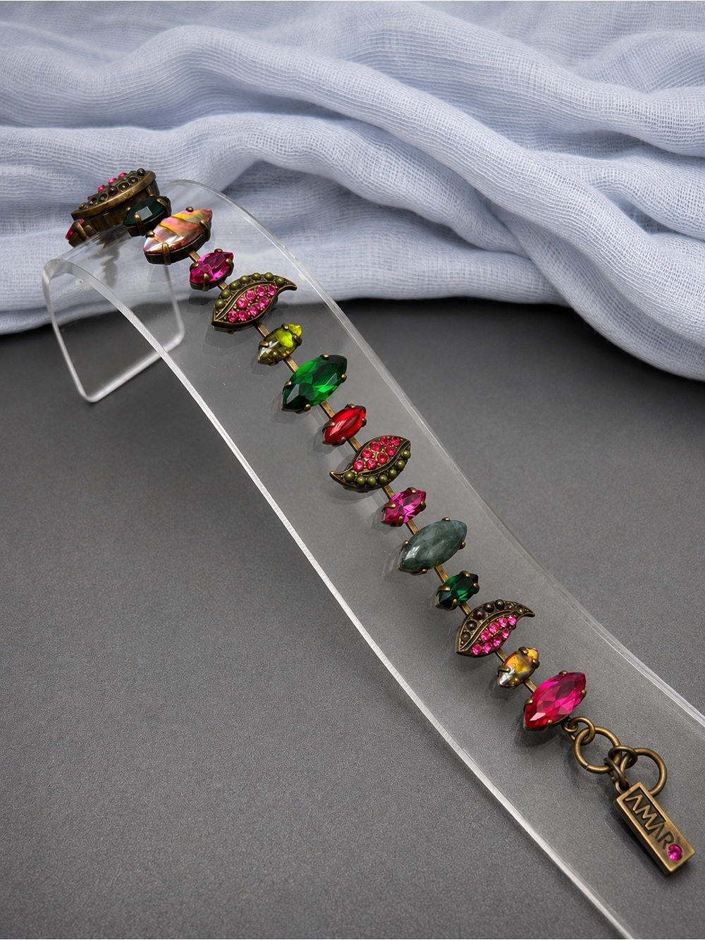 Beautiful Designer Amaro Bracelet Gorgeous Semi Precious